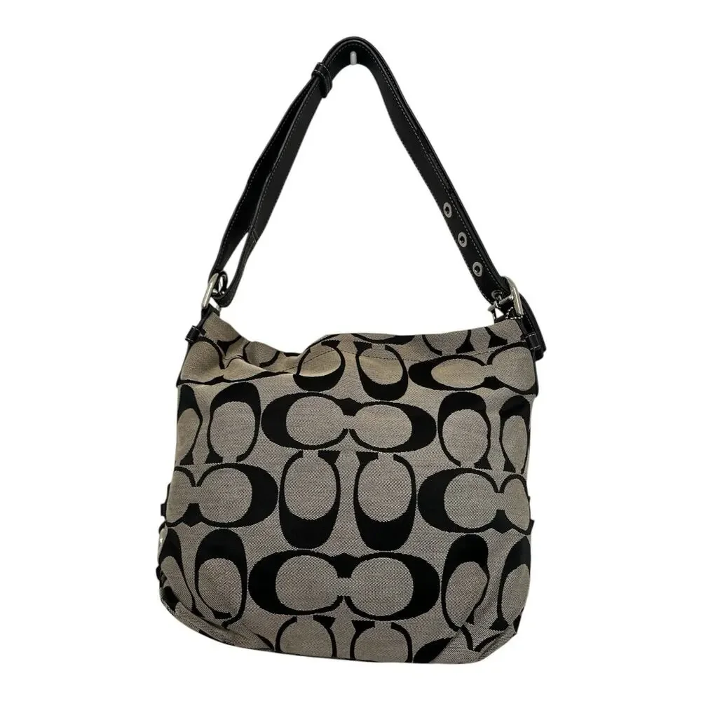 Coach Signature Duffle Hobo Bag (Mode! F15067)